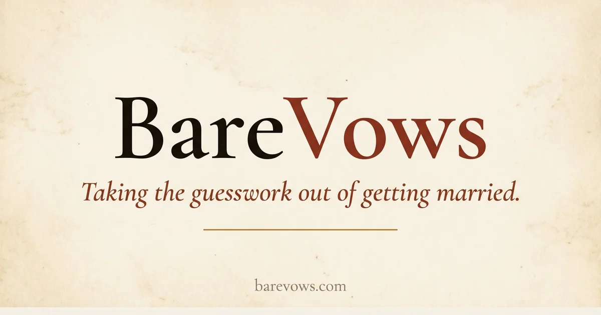 BareVows site